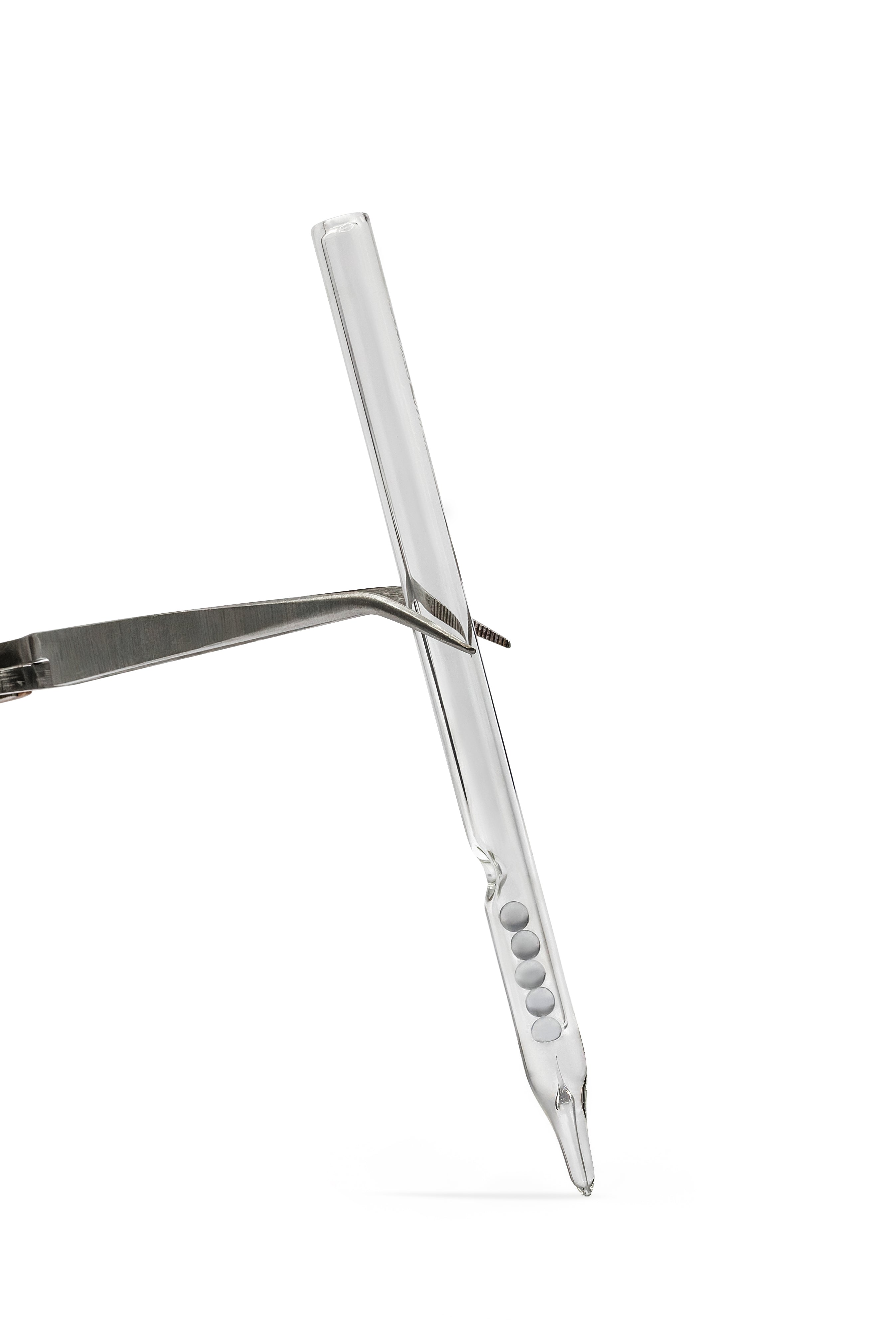 Plume en verre B1 / Pointe biseautée avec réservoir